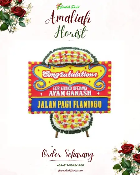 Sewa Papan Bunga Modangan
